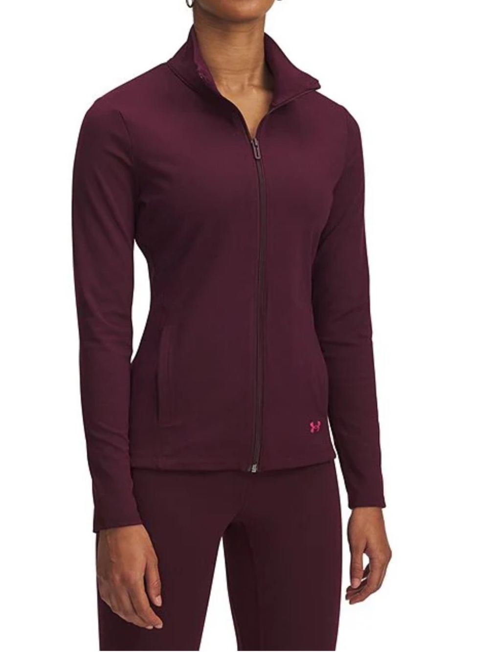 Under Armour Motion Front Zip Mock Neck Long Sleeve Jacket